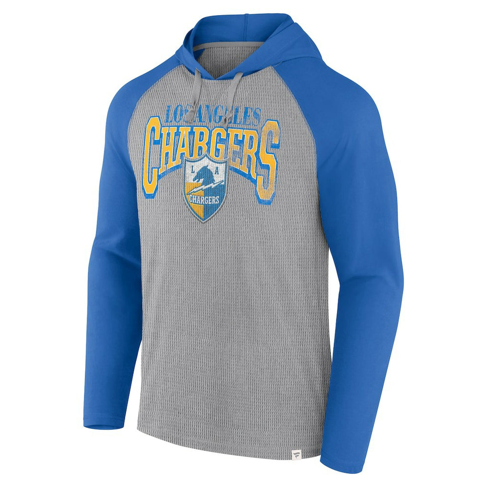Los Angeles Chargers Fanatics Under Center Long Sleeve Hoodie T-Shirt
