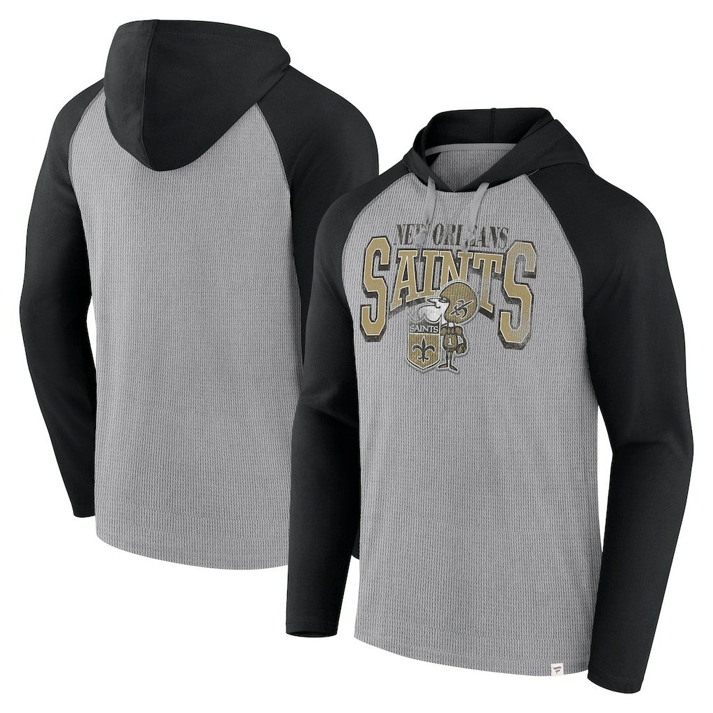 New Orleans Saints Fanatics Under Center Long Sleeve Hoodie T-Shirt