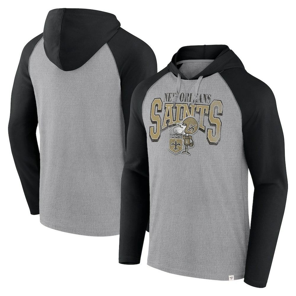 New Orleans Saints Fanatics Under Center Long Sleeve Hoodie T-Shirt