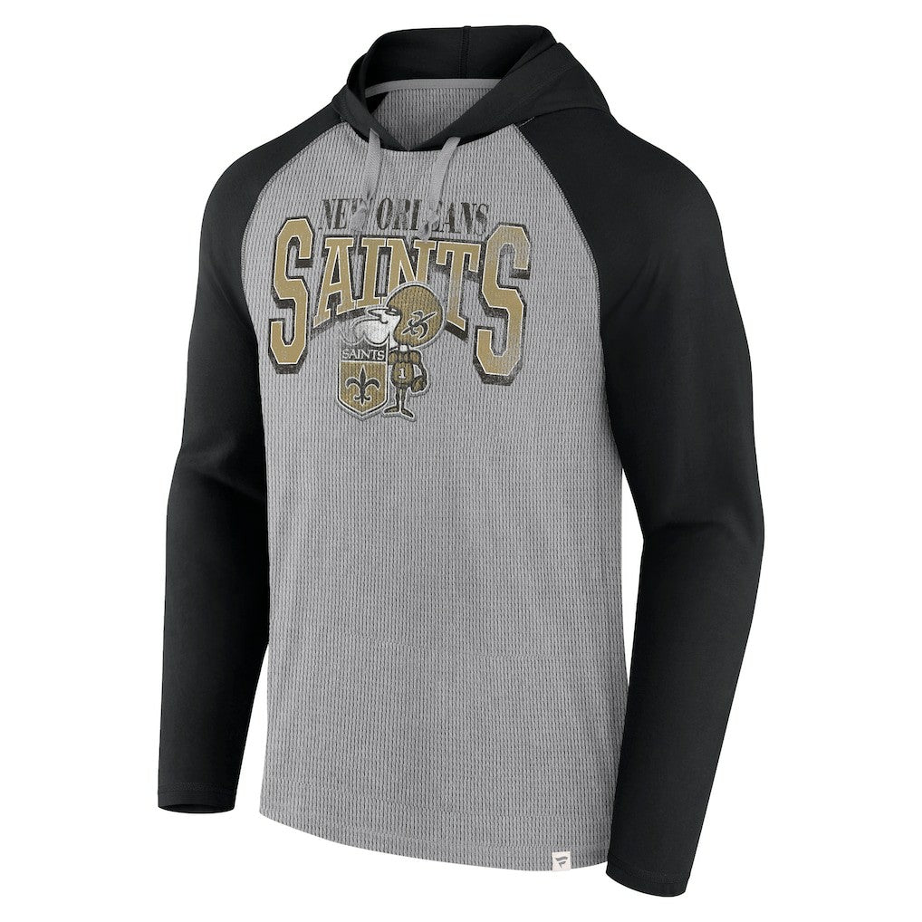 New Orleans Saints Fanatics Under Center Long Sleeve Hoodie T-Shirt