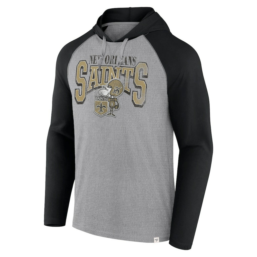 New Orleans Saints Fanatics Under Center Long Sleeve Hoodie T-Shirt