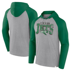 New York Jets Fanatics Under Center Long Sleeve Hoodie T-Shirt