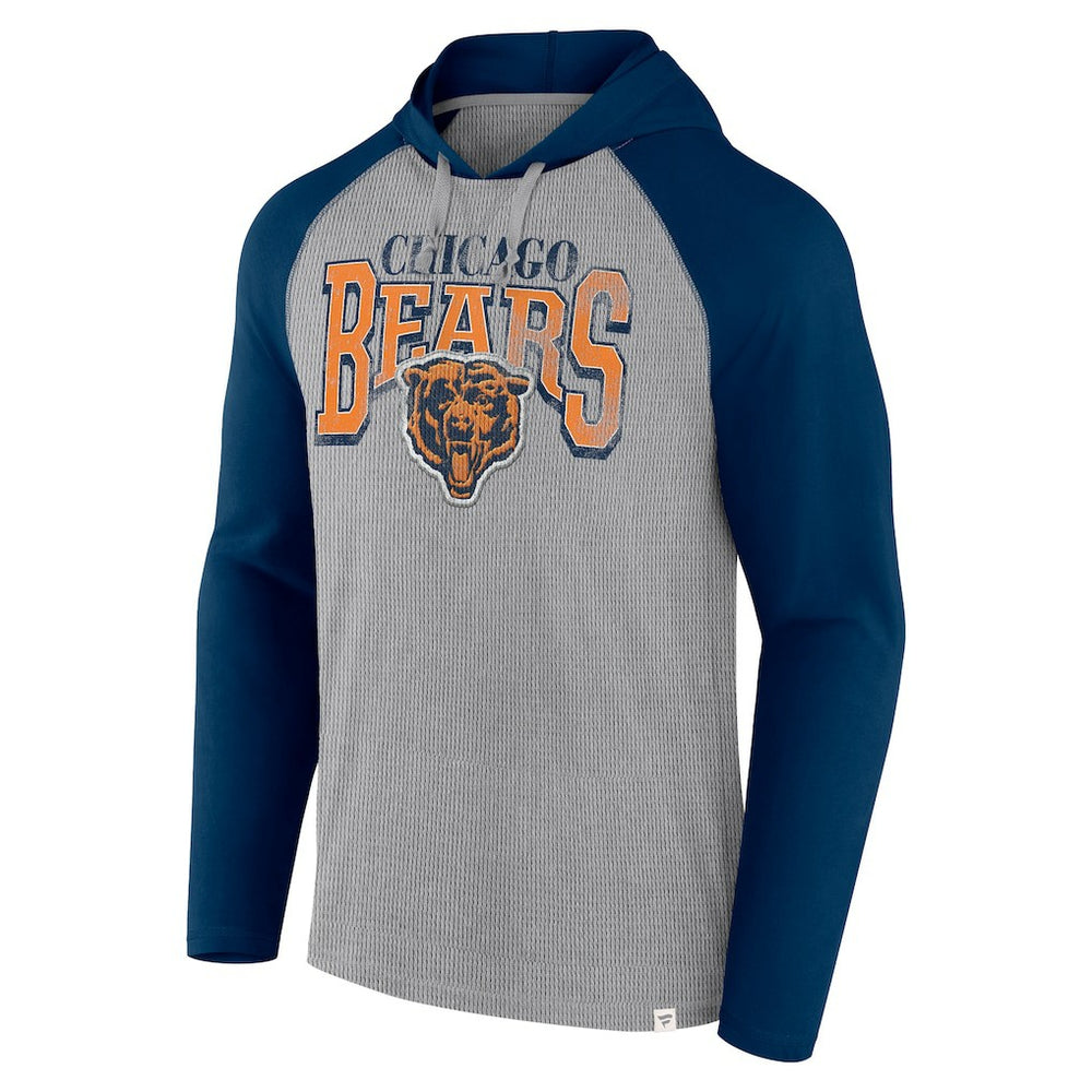 Chicago Bears Fanatics Under Center Long Sleeve Hoodie T-Shirt
