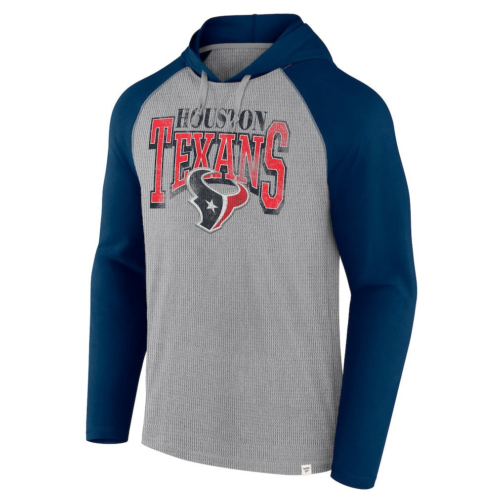 Houston Texans Fanatics Under Center Long Sleeve Hoodie T-Shirt
