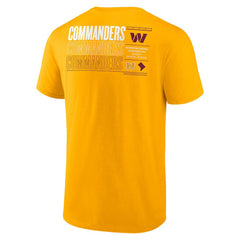Washington Commanders Fanatics Repeat Stats T-Shirt