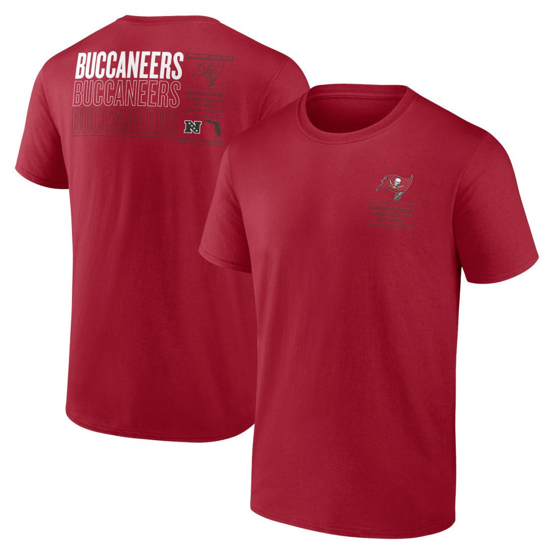Tampa Bay Buccaneers Fanatics Repeat Stats T-Shirt