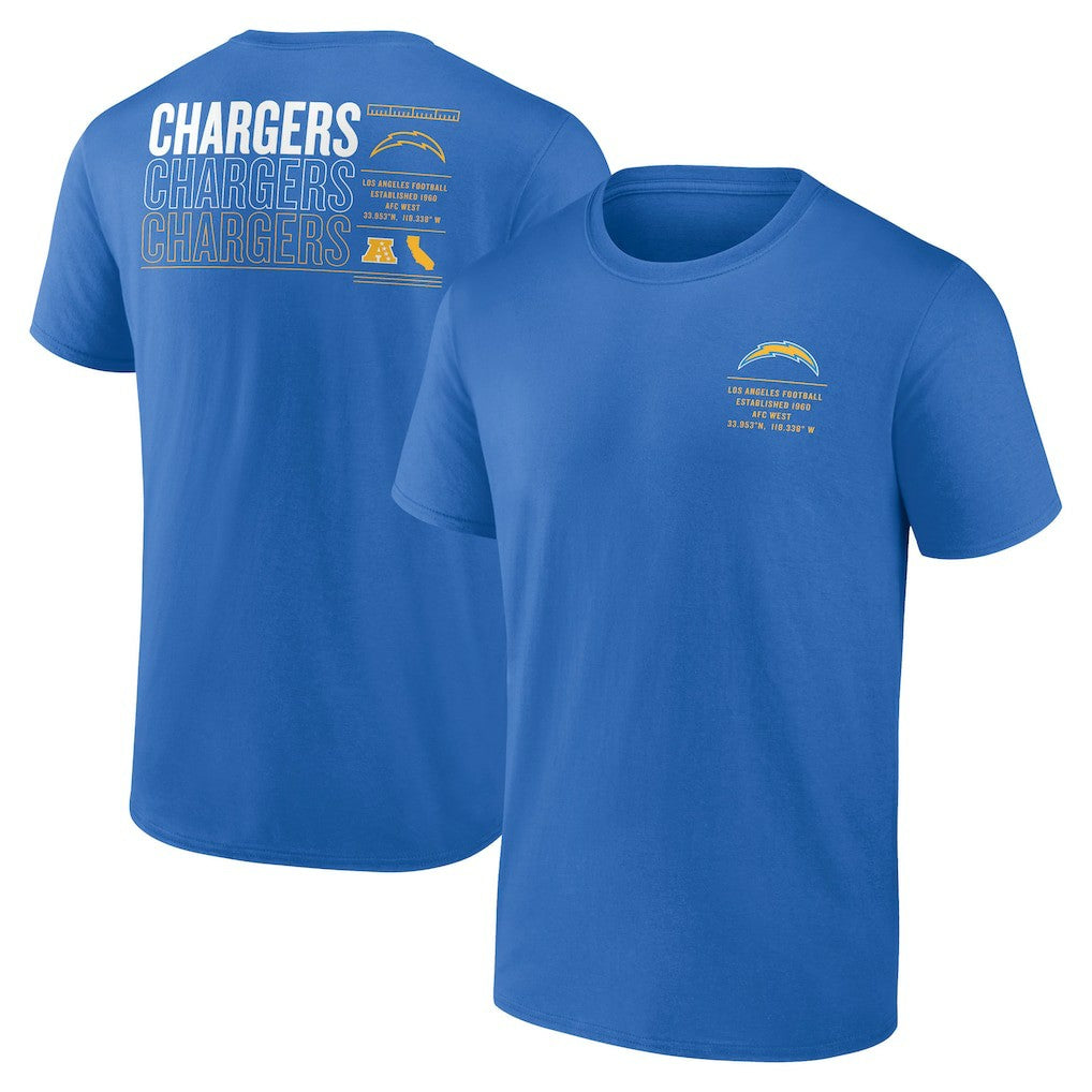 Los Angeles Chargers Fanatics Repeat Stats T-Shirt