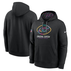 New York Jets Nike 2024 NFL Crucial Catch Club Pullover Hoodie