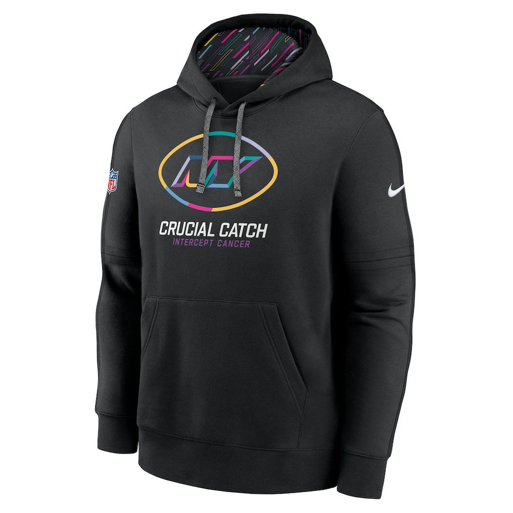 New York Jets Nike 2024 NFL Crucial Catch Club Pullover Hoodie