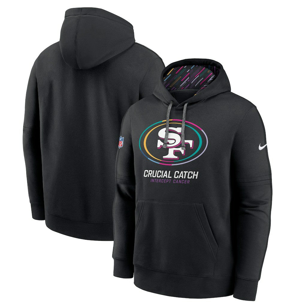 San Francisco 49ers Nike 2024 NFL Crucial Catch Big & Tall Club Pullover Hoodie