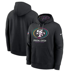 San Francisco 49ers Nike 2024 NFL Crucial Catch Big & Tall Club Pullover Hoodie