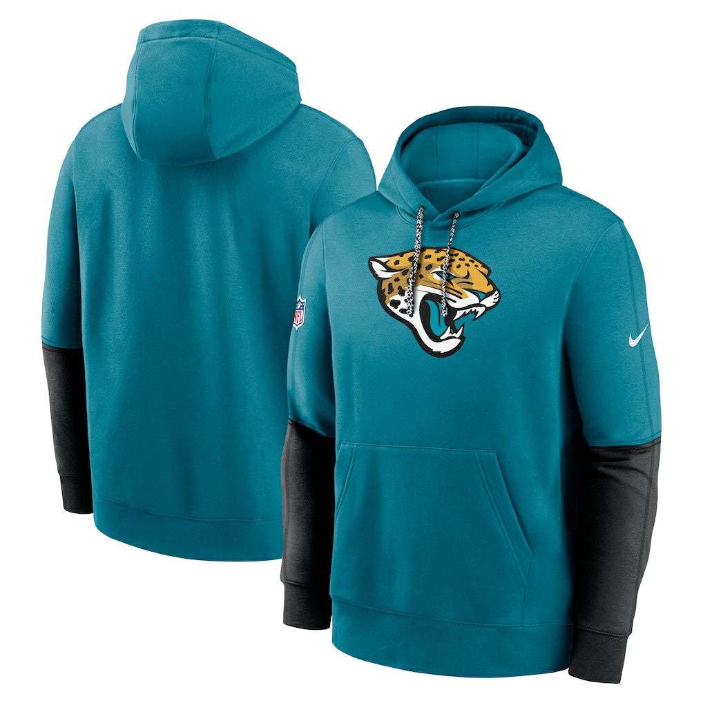 Jacksonville Jaguars Nike 2024 Sideline Club Pullover Hoodie