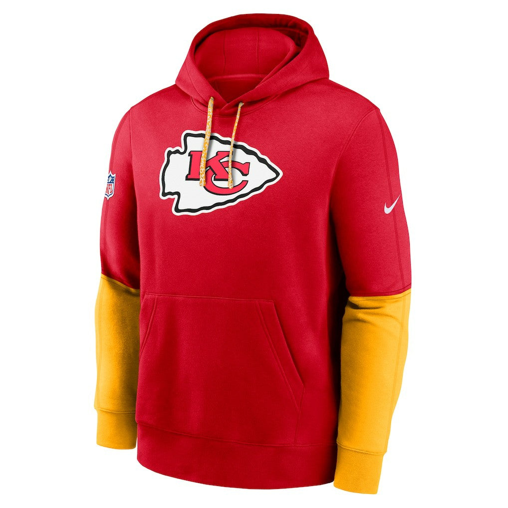 Kansas City Chiefs Nike 2024 Sideline Club Pullover Hoodie