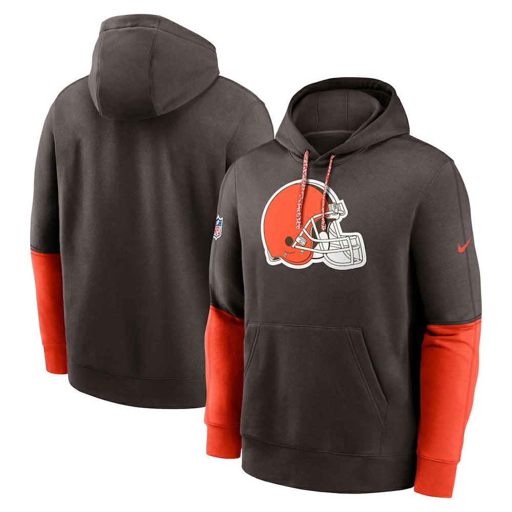 Cleveland Browns Nike 2024 Sideline Club Pullover Hoodie