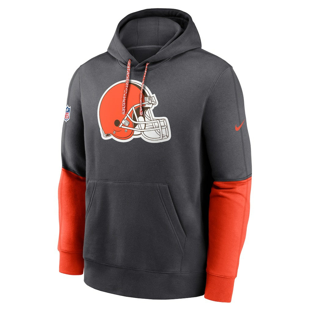 Cleveland Browns Nike 2024 Sideline Club Pullover Hoodie
