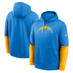 Los Angeles Chargers Nike 2024 Sideline Club Pullover Hoodie