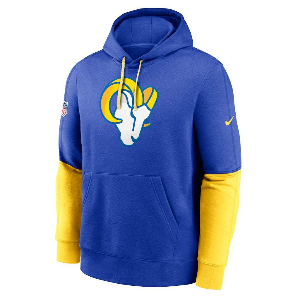 Los Angeles Rams Nike 2024 Sideline Club Pullover Hoodie