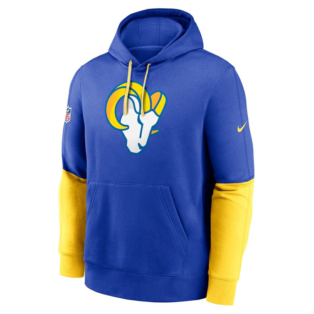 Los Angeles Rams Nike 2024 Sideline Club Pullover Hoodie