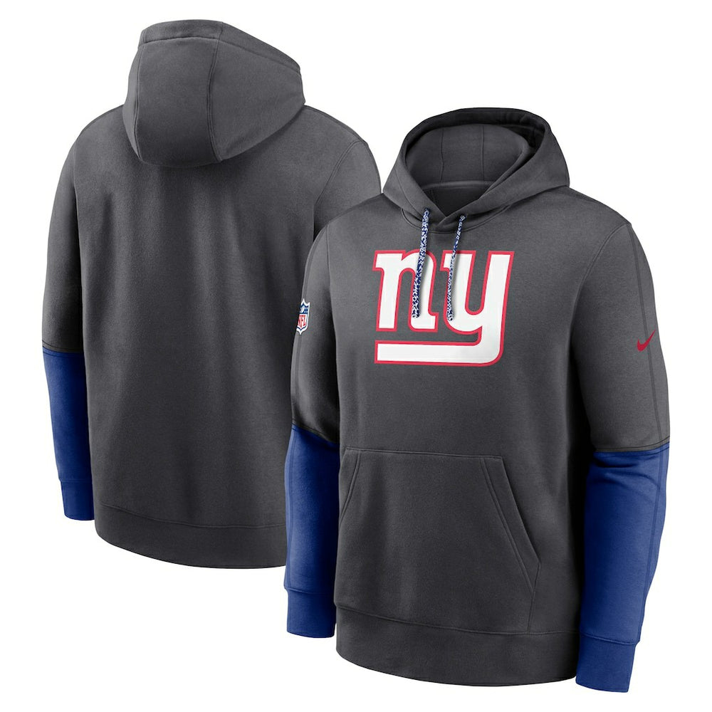 New York Giants Nike 2024 Sideline Club Pullover Hoodie