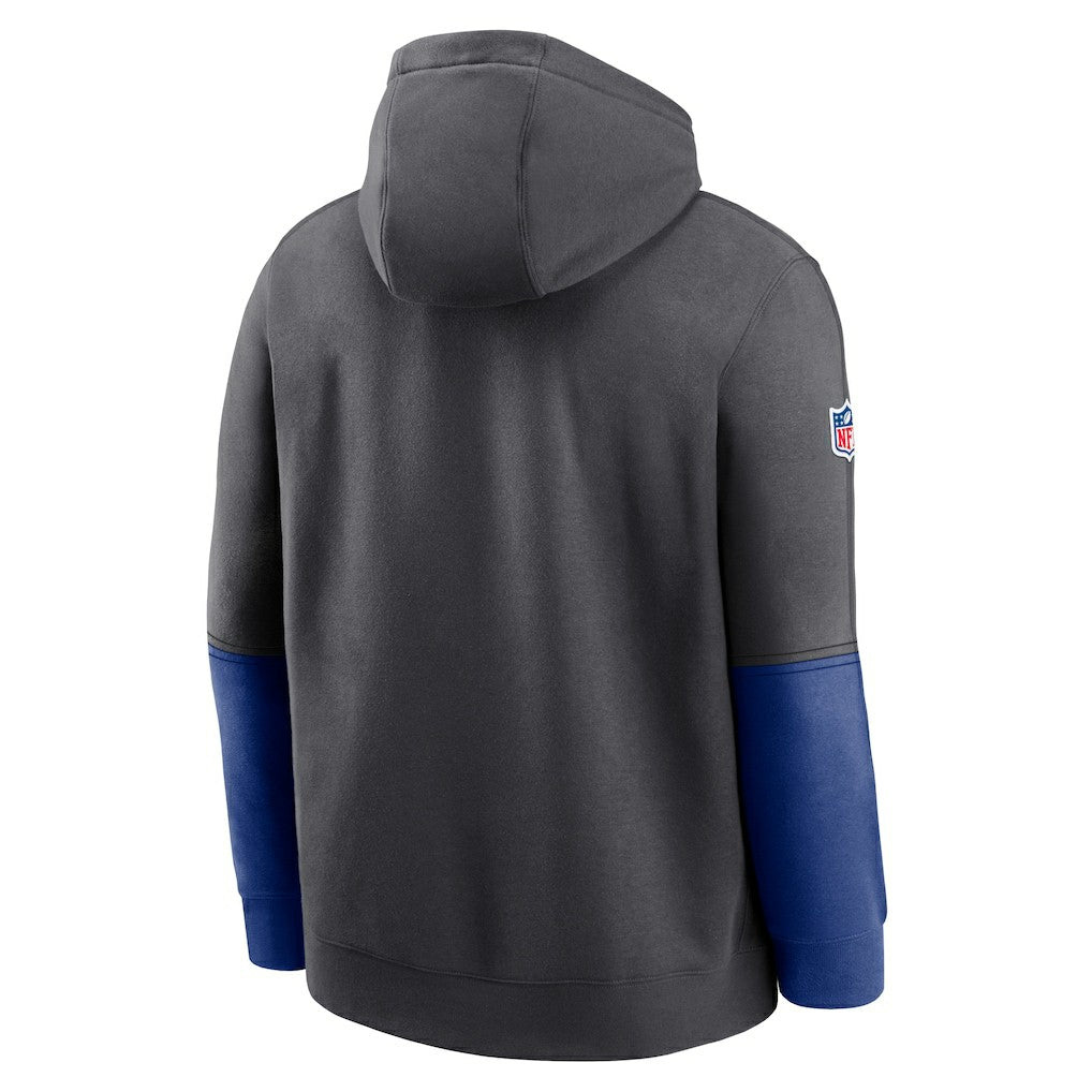 New York Giants Nike 2024 Sideline Club Pullover Hoodie
