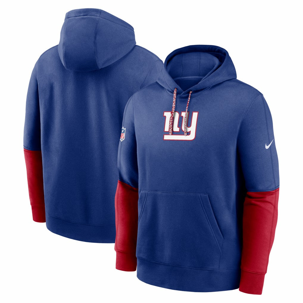 New York Giants Nike 2024 Sideline Club Pullover Hoodie
