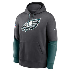 Philadelphia Eagles Nike 2024 Sideline Club Pullover Hoodie