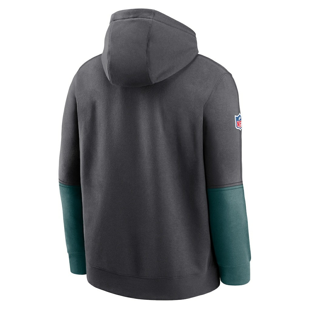 Philadelphia Eagles Nike 2024 Sideline Club Pullover Hoodie