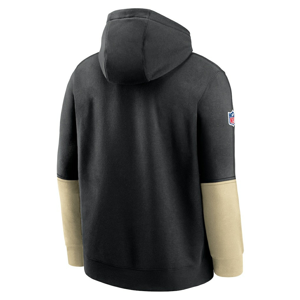 New Orleans Saints Nike 2024 Sideline Club Pullover Hoodie