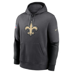 New Orleans Saints Nike 2024 Sideline Club Pullover Hoodie