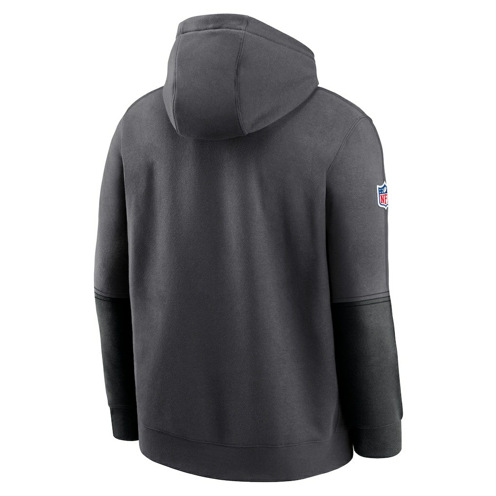New Orleans Saints Nike 2024 Sideline Club Pullover Hoodie