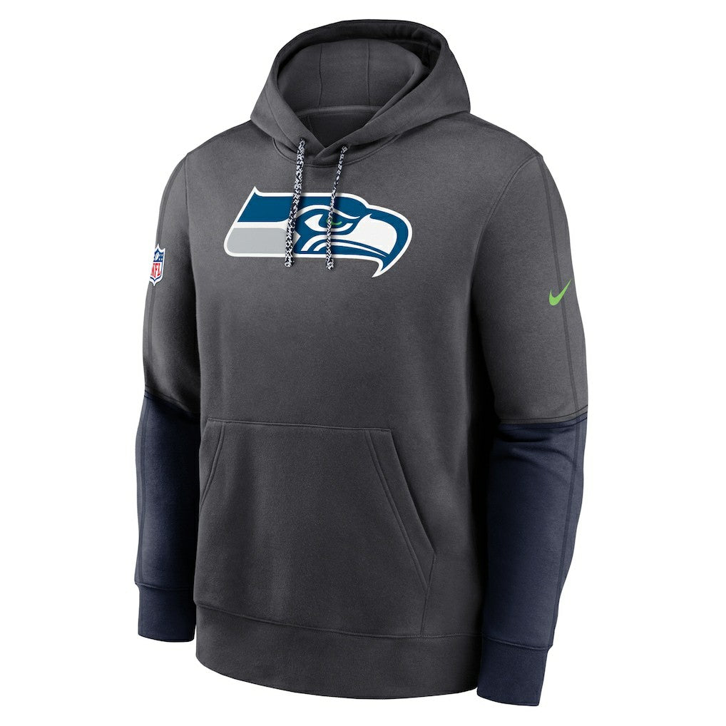Seattle Seahawks Nike 2024 Sideline Club Pullover Hoodie