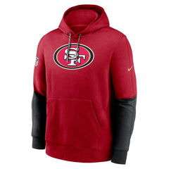 San Francisco 49ers Nike 2024 Sideline Club Pullover Hoodie