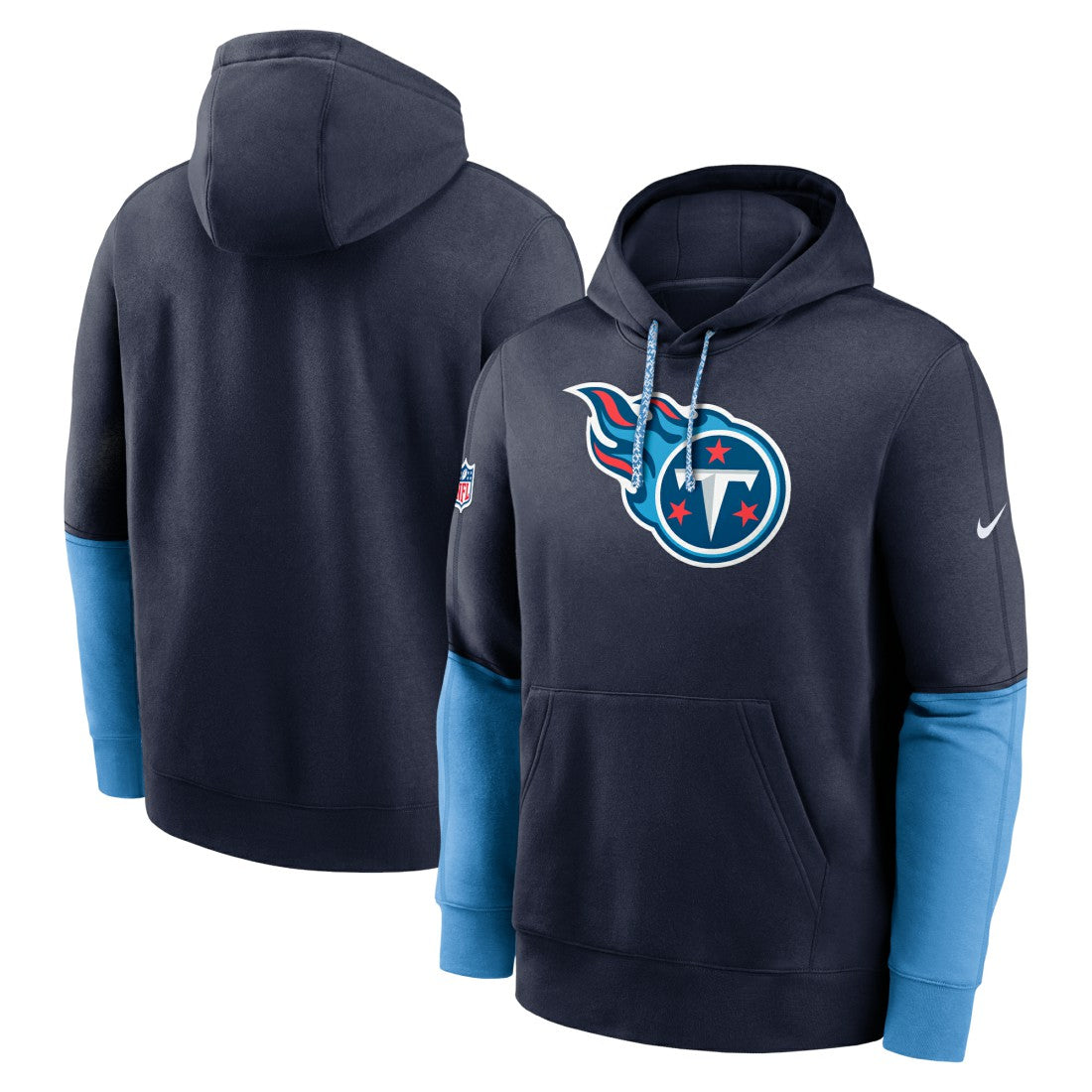 Tennessee Titans Nike 2024 Sideline Club Pullover Hoodie