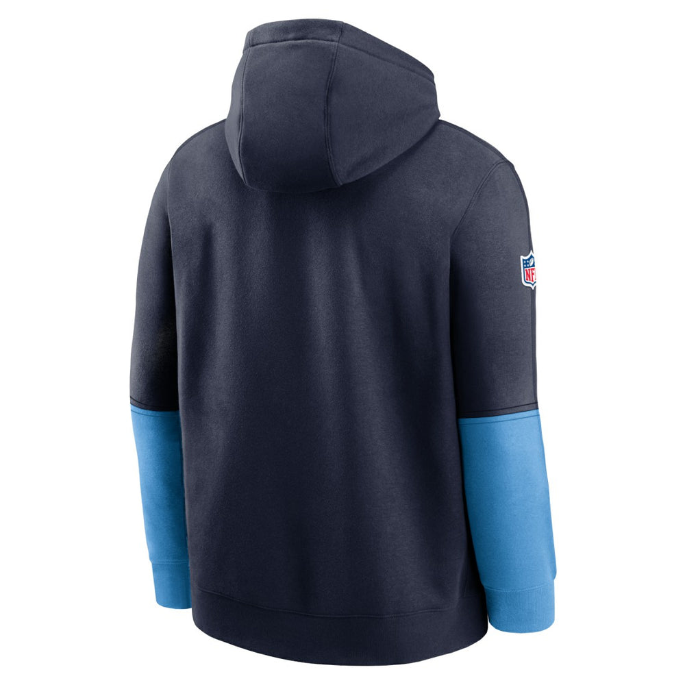 Tennessee Titans Nike 2024 Sideline Club Pullover Hoodie