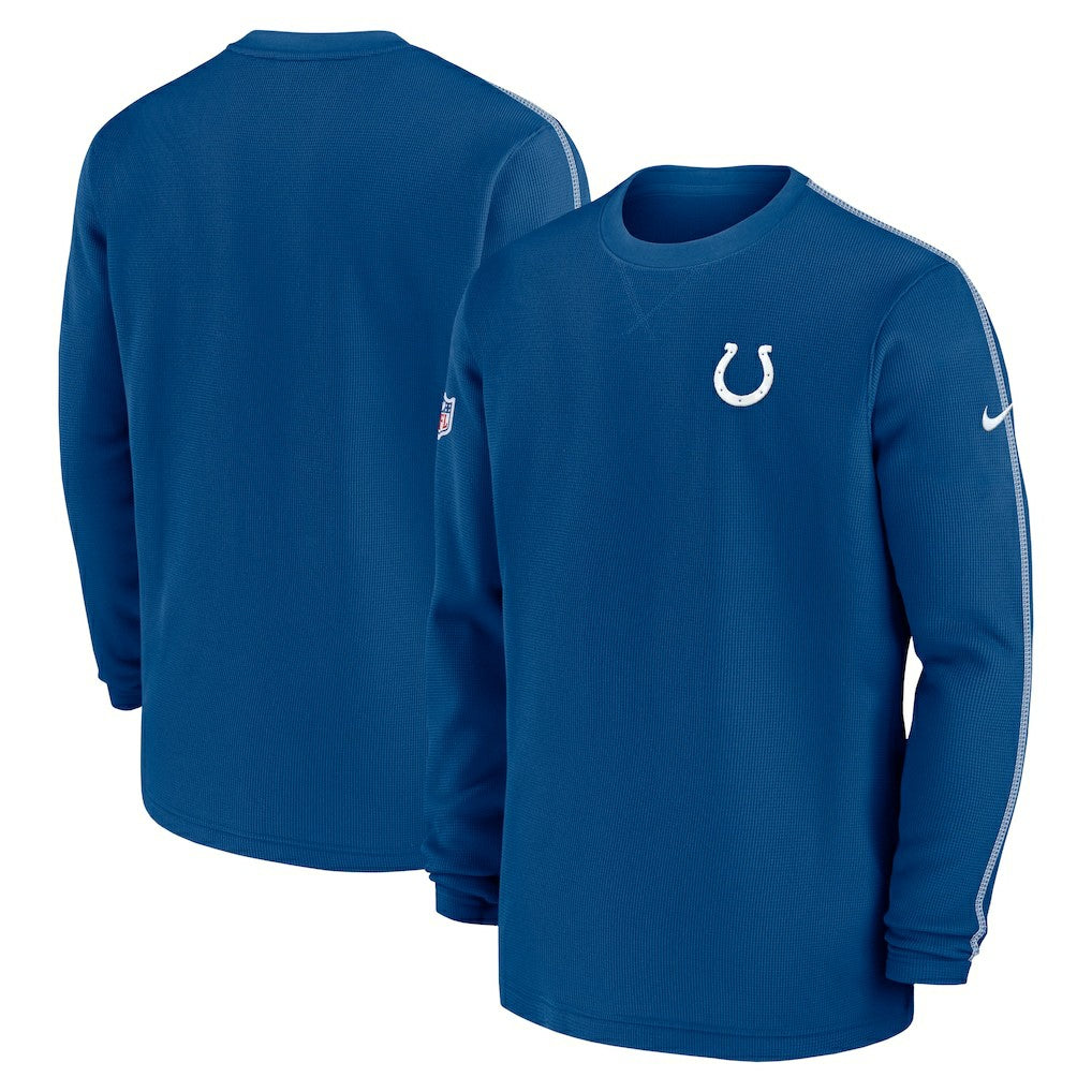 Indianapolis Colts Nike 2024 Sideline Coaches Long Sleeve Top