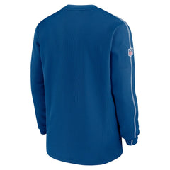 Indianapolis Colts Nike 2024 Sideline Coaches Long Sleeve Top