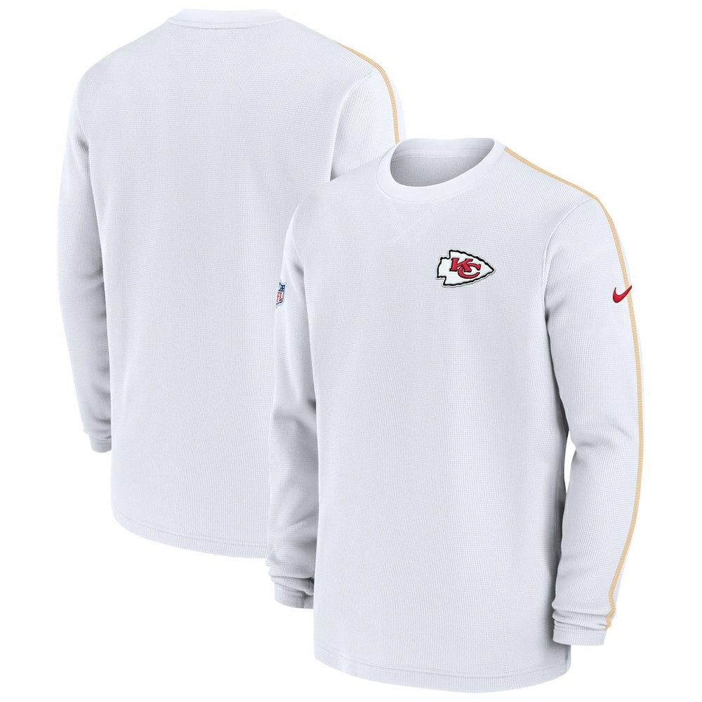 Kansas City Chiefs Nike 2024 Sideline Coaches Long Sleeve Top