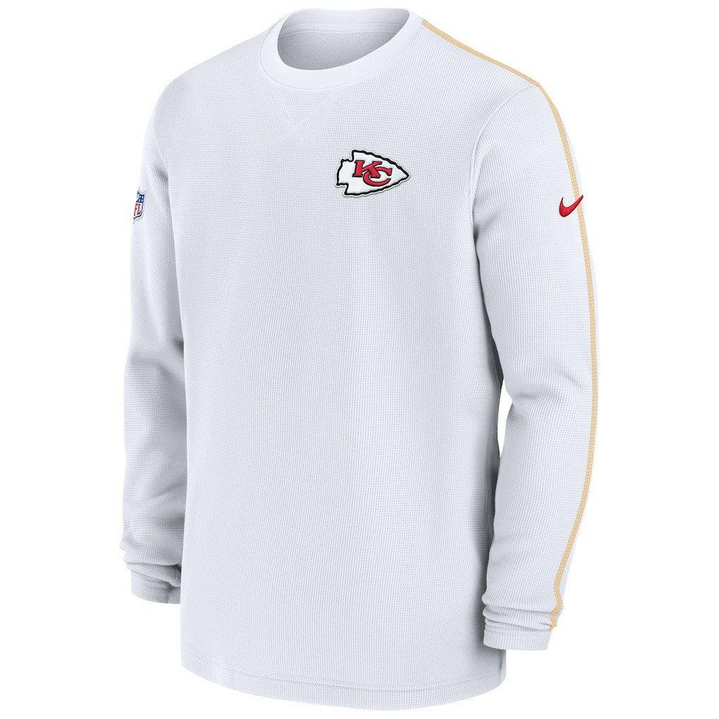 Kansas City Chiefs Nike 2024 Sideline Coaches Long Sleeve Top