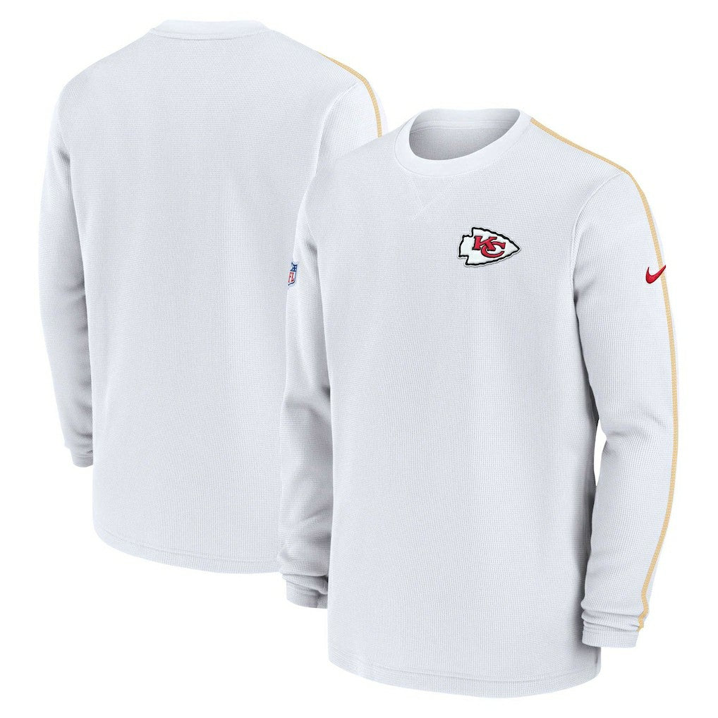 Kansas City Chiefs Nike 2024 Sideline Coaches Long Sleeve Top