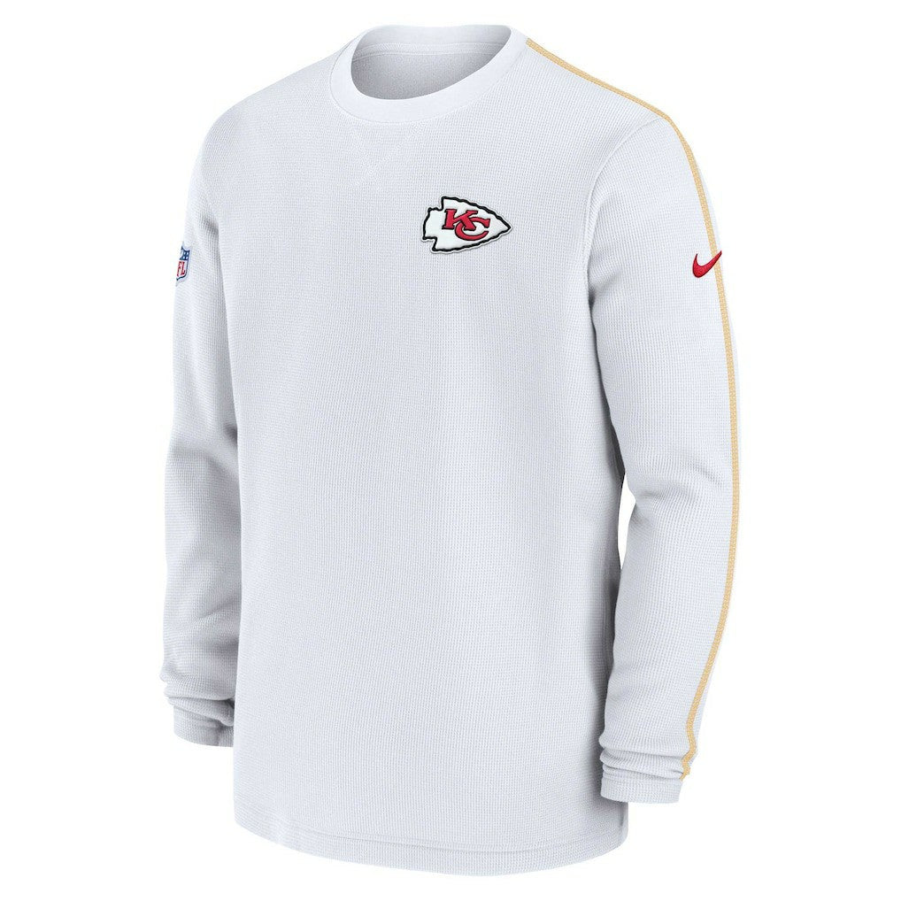 Kansas City Chiefs Nike 2024 Sideline Coaches Long Sleeve Top