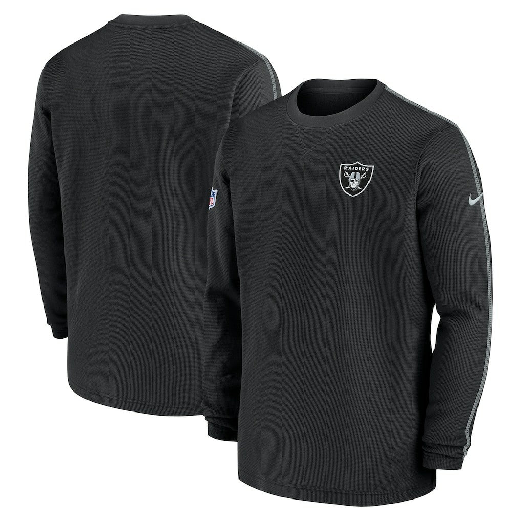Las Vegas Raiders Nike 2024 Sideline Coaches Long Sleeve Top