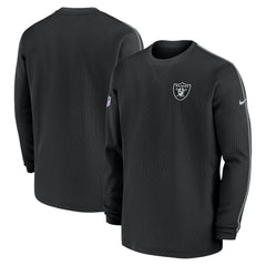 Las Vegas Raiders Nike 2024 Sideline Coaches Long Sleeve Top