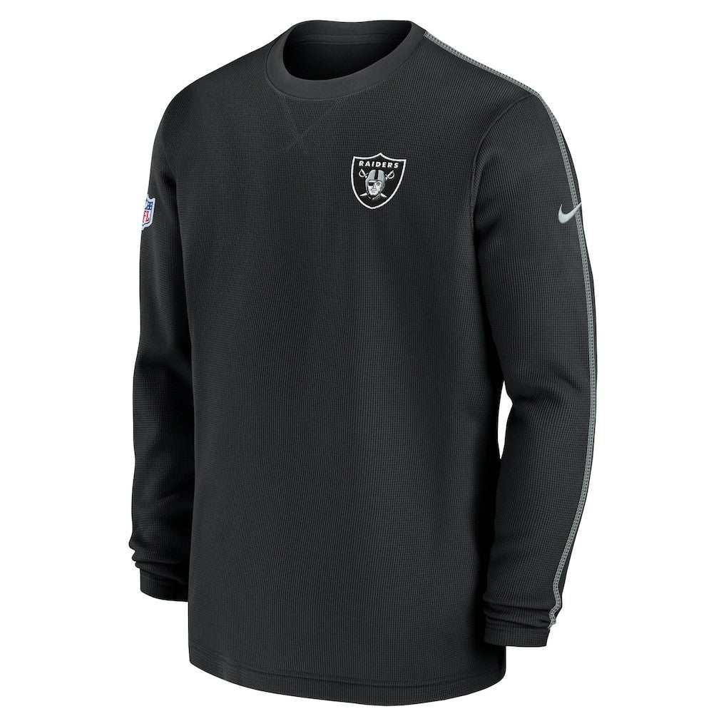 Las Vegas Raiders Nike 2024 Sideline Coaches Long Sleeve Top