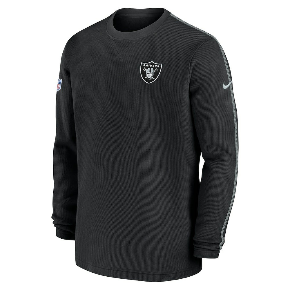 Las Vegas Raiders Nike 2024 Sideline Coaches Long Sleeve Top