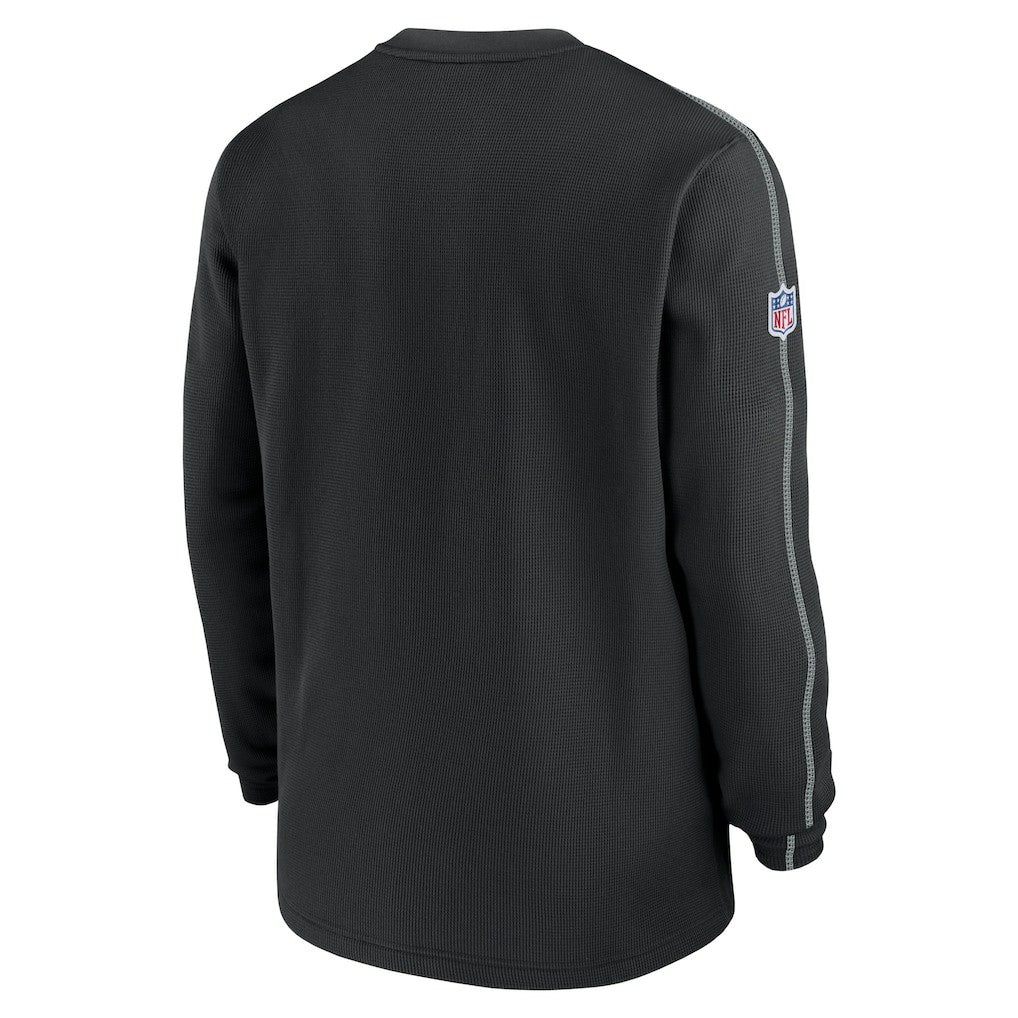 Las Vegas Raiders Nike 2024 Sideline Coaches Long Sleeve Top