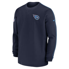 Tennessee Titans Nike 2024 Sideline Coaches Long Sleeve Top