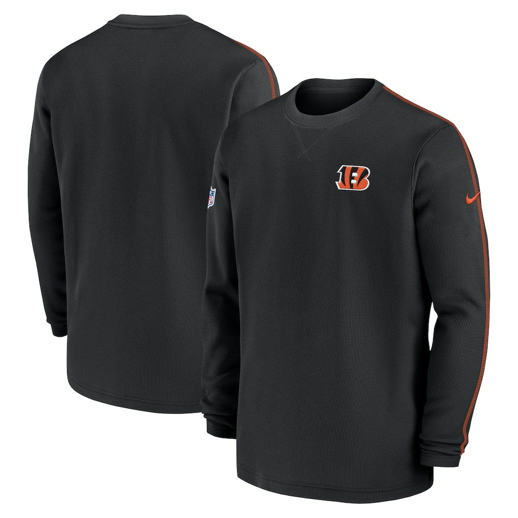 Cincinnati Bengals Nike 2024 Sideline Coaches Long Sleeve Top
