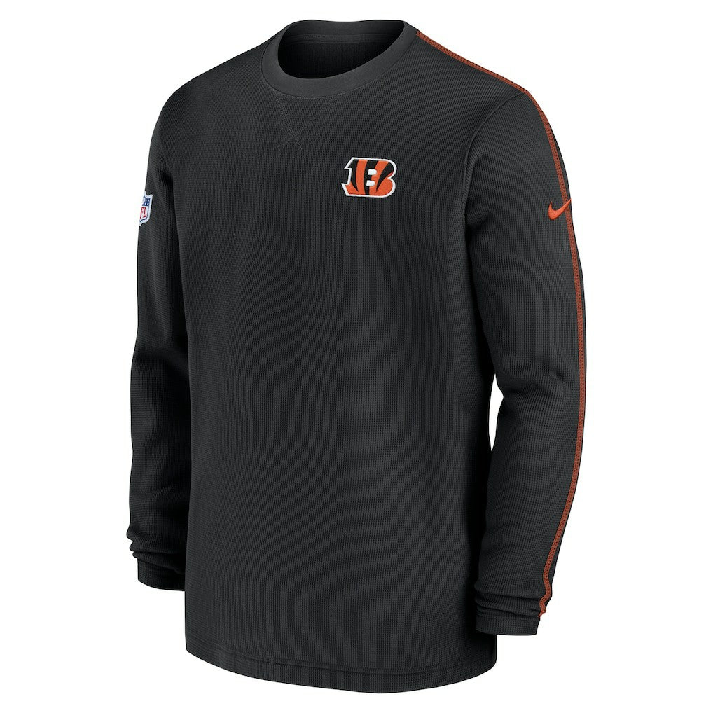 Cincinnati Bengals Nike 2024 Sideline Coaches Long Sleeve Top