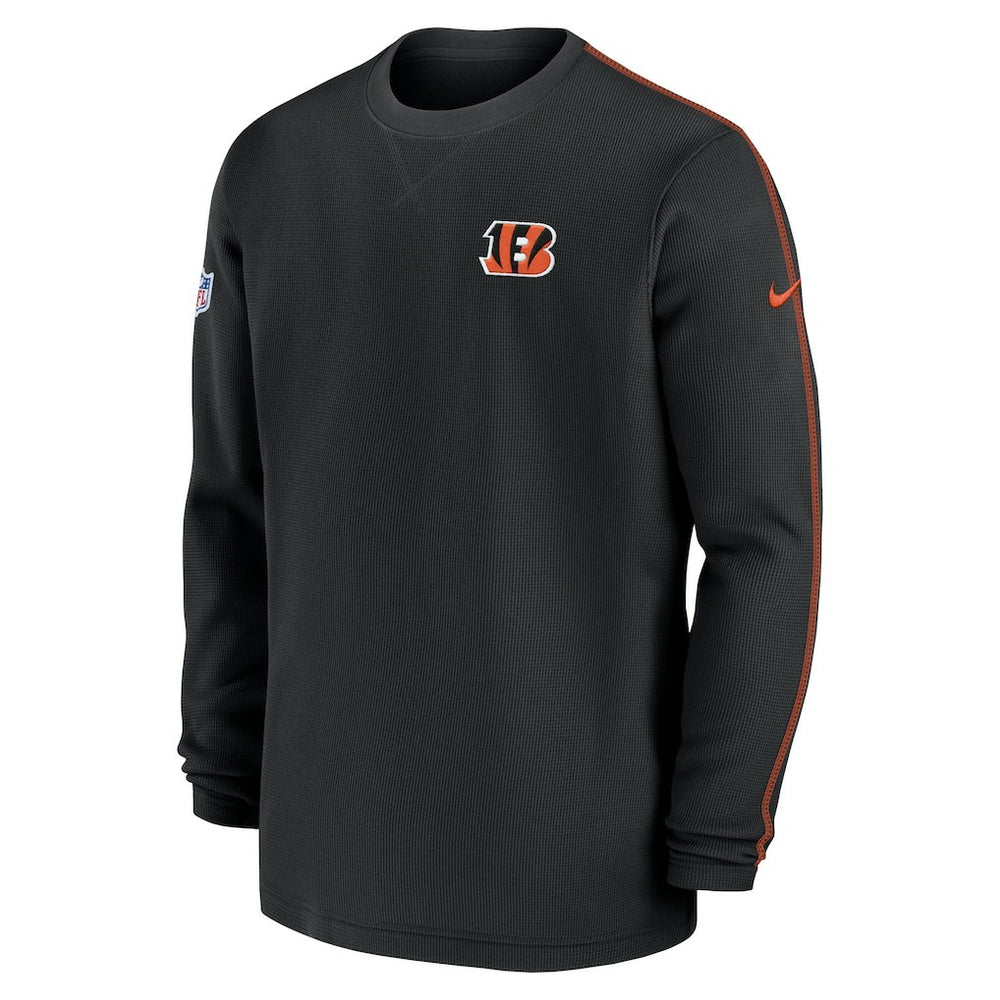 Cincinnati Bengals Nike 2024 Sideline Coaches Long Sleeve Top