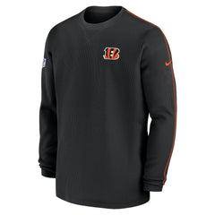 Cincinnati Bengals Nike 2024 Sideline Coaches Long Sleeve Top